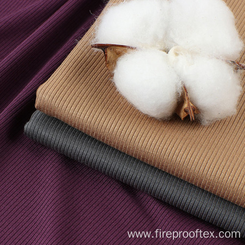 Fireproof Ribbed Acrylic Fabric for Home Clothing